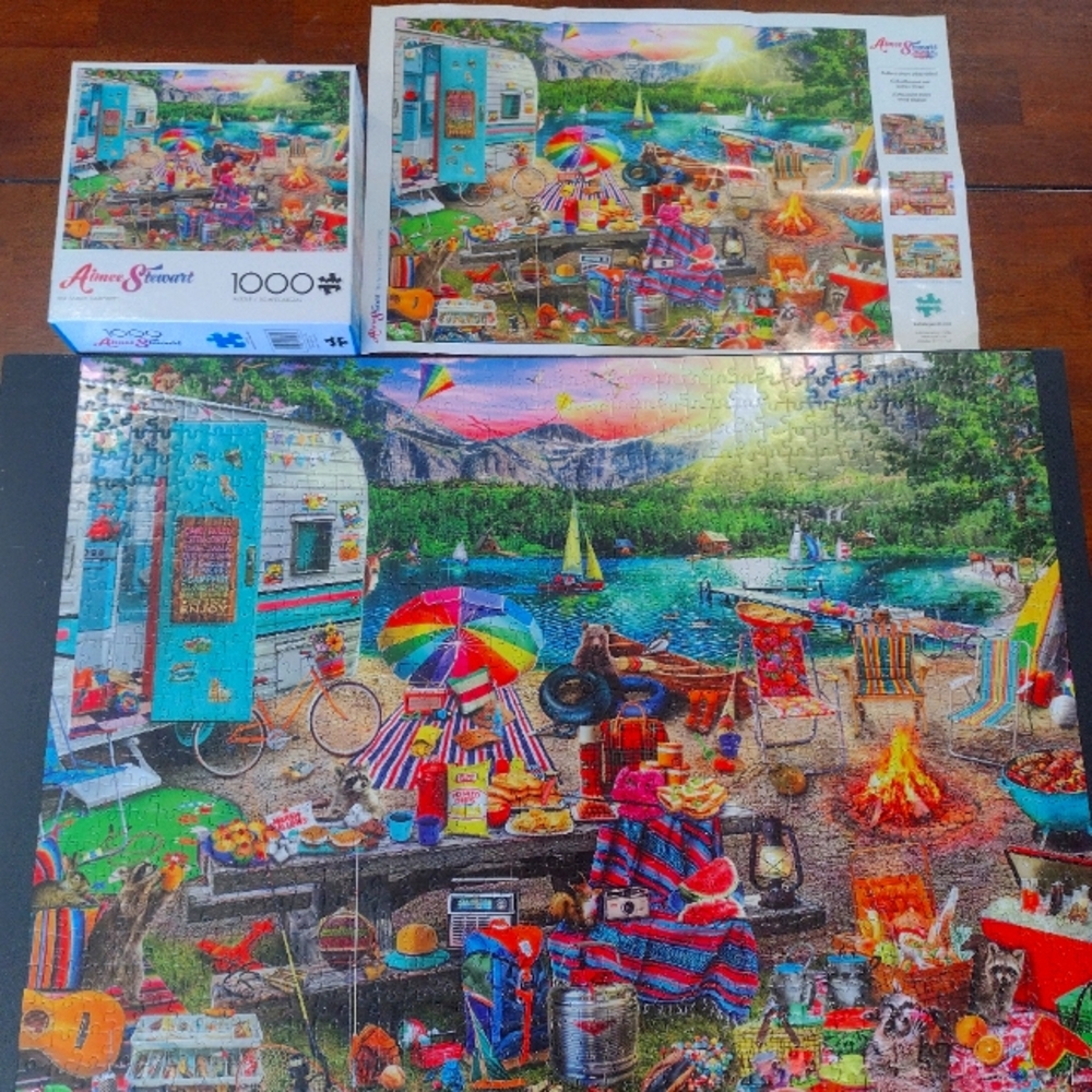 The Family Campsite 1000 piece puzzle